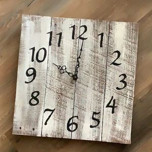 Farmhouse Style Wall Clock